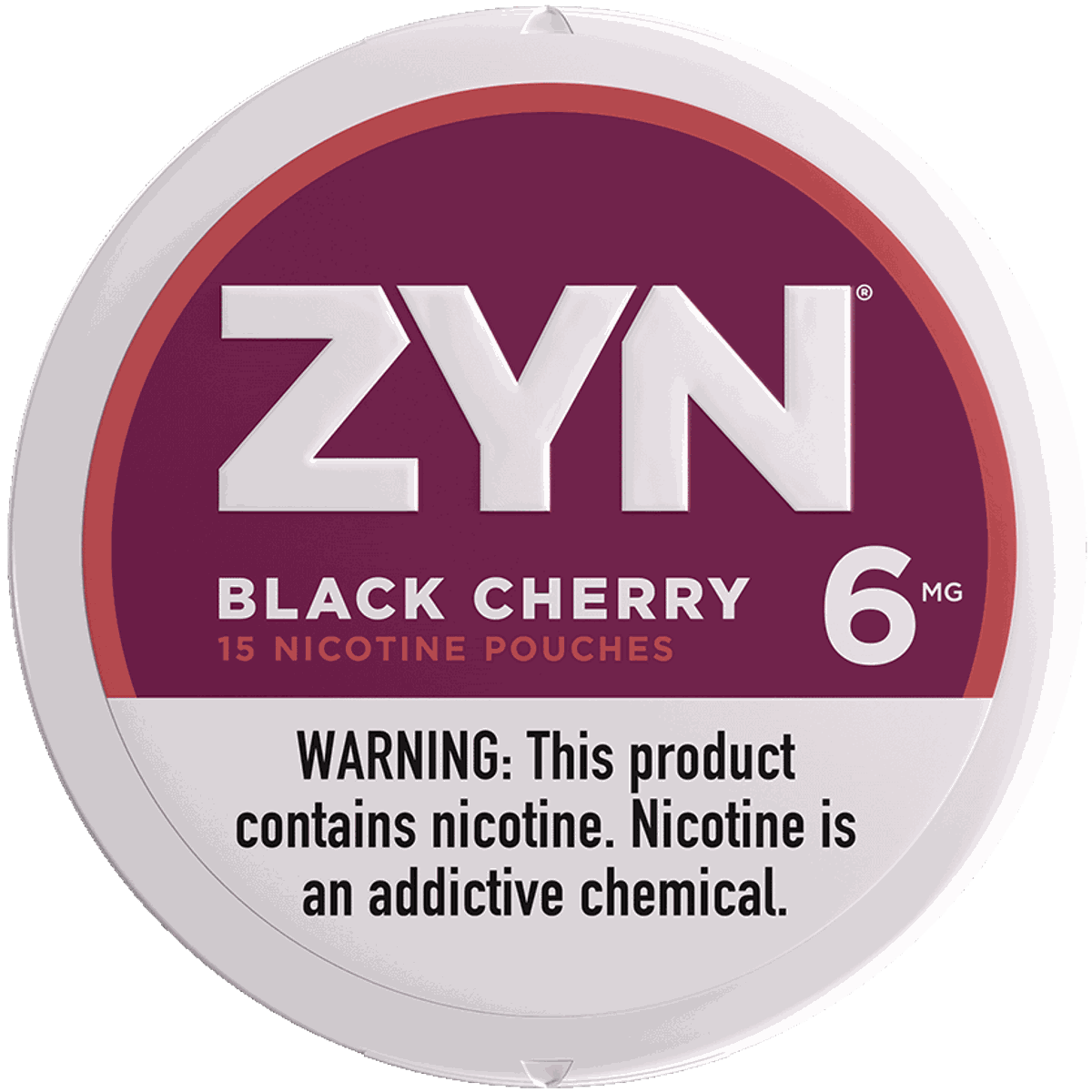 Black Cherry White Pouches