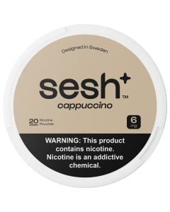 Sesh+ Cappuccino 6mg Nicotine Pouches