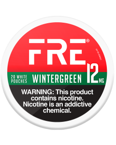 FRE Wintergreen 12MG Nicotine Pouches