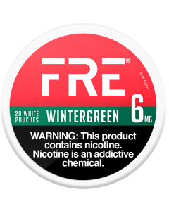 FRE Wintergreen 6MG Nicotine Pouches