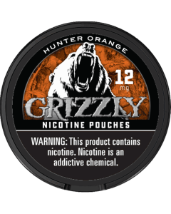 Grizzly Hunter Orange 12MG Nicotine Pouches