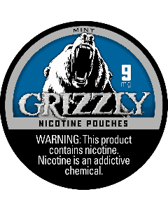 Grizzly Mint 9MG Nicotine Pouches