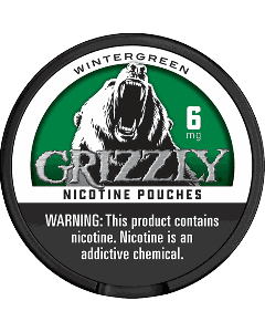 Grizzly Wintergreen 6MG Nicotine Pouches