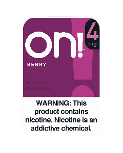 on! 4mg Berry Nicotine Pouches