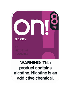 on! 8mg Berry Nicotine Pouches