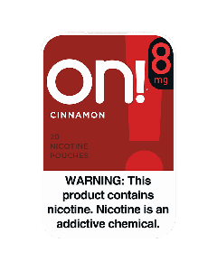 on! 8mg Cinnamon Nicotine Pouches