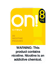 on! 8mg Citrus Nicotine Pouches