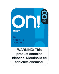 on! 8mg Mint Nicotine Pouches