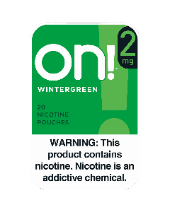 on! 2mg Wintergreen Nicotine Pouches