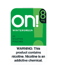on! 8mg Wintergreen Nicotine Pouches