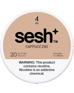 Sesh+ Cappuccino 4mg Nicotine Pouches