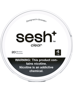 Sesh+ Clear 4mg Nicotine Pouches