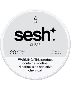 Sesh+ Clear 4mg Nicotine Pouches