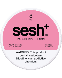 Sesh+ Raspberry Lemon 8mg