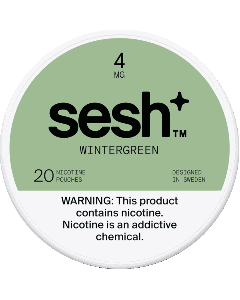 Sesh+ Wintergreen 4mg Nicotine Pouches
