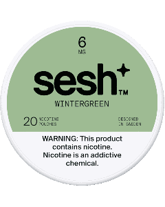 Sesh+ Wintergreen 6mg Nicotine Pouches
