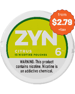 ZYN 6mg Citrus Nicotine Pouches