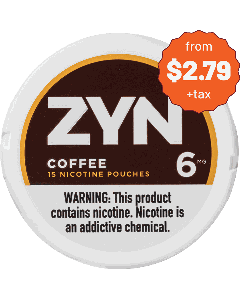 ZYN 6mg Coffee Nicotine Pouches