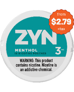 ZYN Menthol 3MG Nicotine Pouches