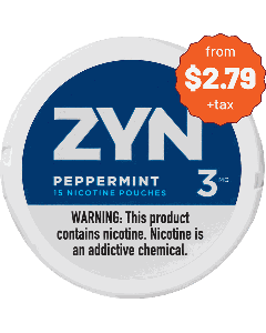 ZYN Peppermint 3MG Nicotine Pouches