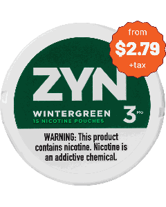 ZYN Wintergreen 3MG Nicotine Pouches