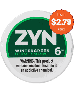 ZYN Wintergreen 6MG Nicotine Pouches