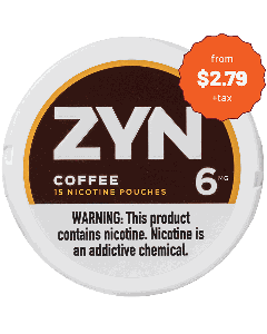 ZYN 6mg Coffee Nicotine Pouches