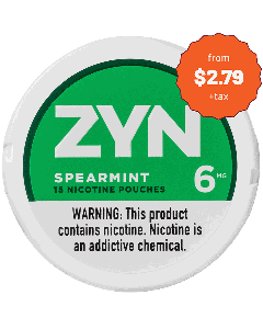 ZYN Spearmint 6MG Nicotine Pouches