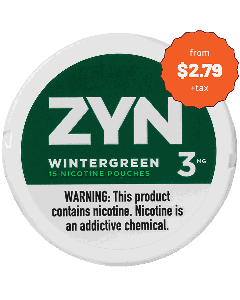 ZYN Wintergreen 3MG Nicotine Pouches