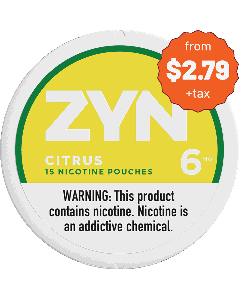 ZYN 6mg Citrus Nicotine Pouches