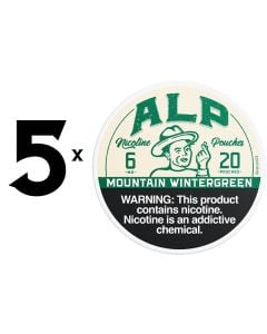 ALP Mountain Wintergreen 6mg 5for$5