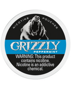 Grizzly Peppermint 7MG Nicotine Pouches