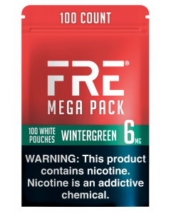 FRE Wintergreen Mega Pack 6MG Nicotine Pouches - Bundle
