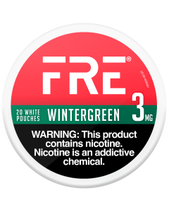 FRE Wintergreen 3MG Nicotine Pouches
