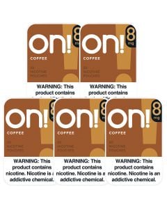 On! Coffee 5for$10 8mg Nicotine Pouches