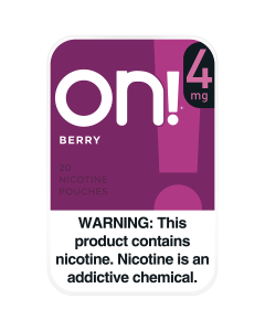 on! 4mg Berry Nicotine Pouches