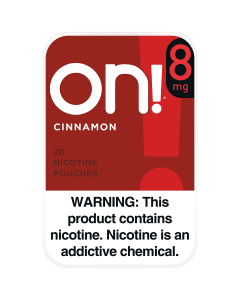 on! 8mg Cinnamon Nicotine Pouches