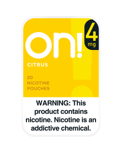 on! 4mg Citrus Nicotine Pouches