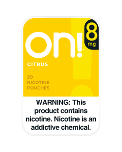 on! 8mg Citrus Nicotine Pouches