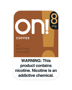 on! 8mg Coffee Nicotine Pouches