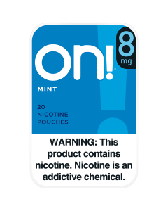 on! 8mg Mint Nicotine Pouches