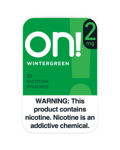 on! 2mg Wintergreen Nicotine Pouches