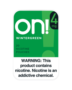 on! 4mg Wintergreen Nicotine Pouches