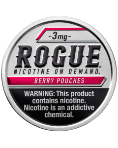 Rogue Berry 3MG Nicotine Pouches
