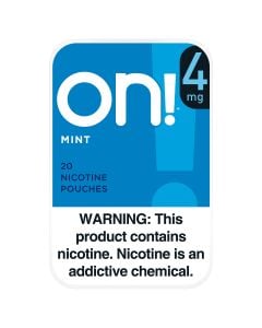on! 4mg Mint Nicotine Pouches