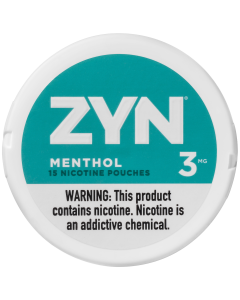 ZYN Menthol 3MG Nicotine Pouches