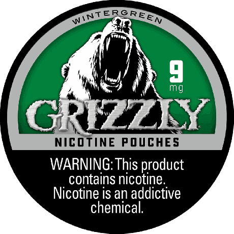 Grizzly Wintergreen 9mg