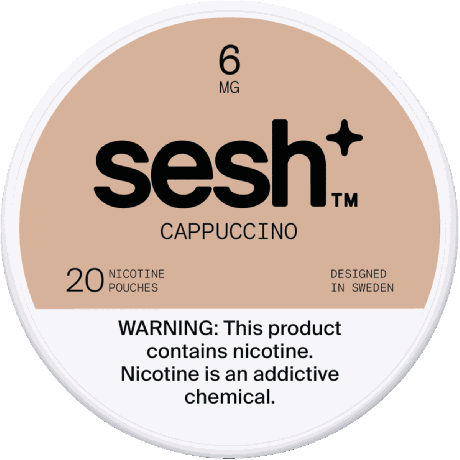 Sesh+ Cappuccino 6mg