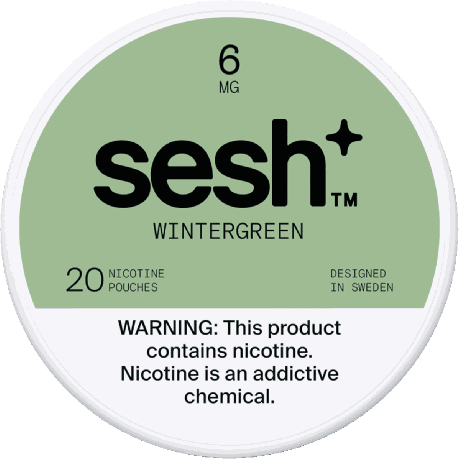 Sesh+ Wintergreen 6mg