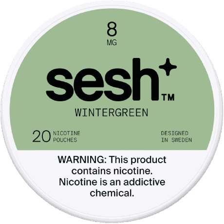 Sesh+ Wintergreen 8mg